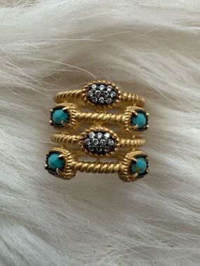 🆕 Freida Rothman Signature 4-Stack Ring - Sz 6